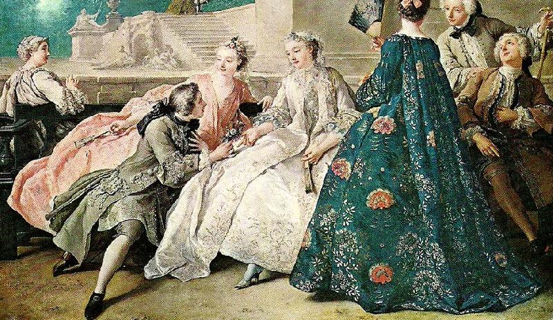 Jean-Francois De Troy the declaration of love, China oil painting art